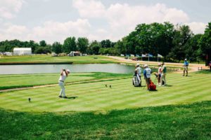 Barbasol Golfer Swing